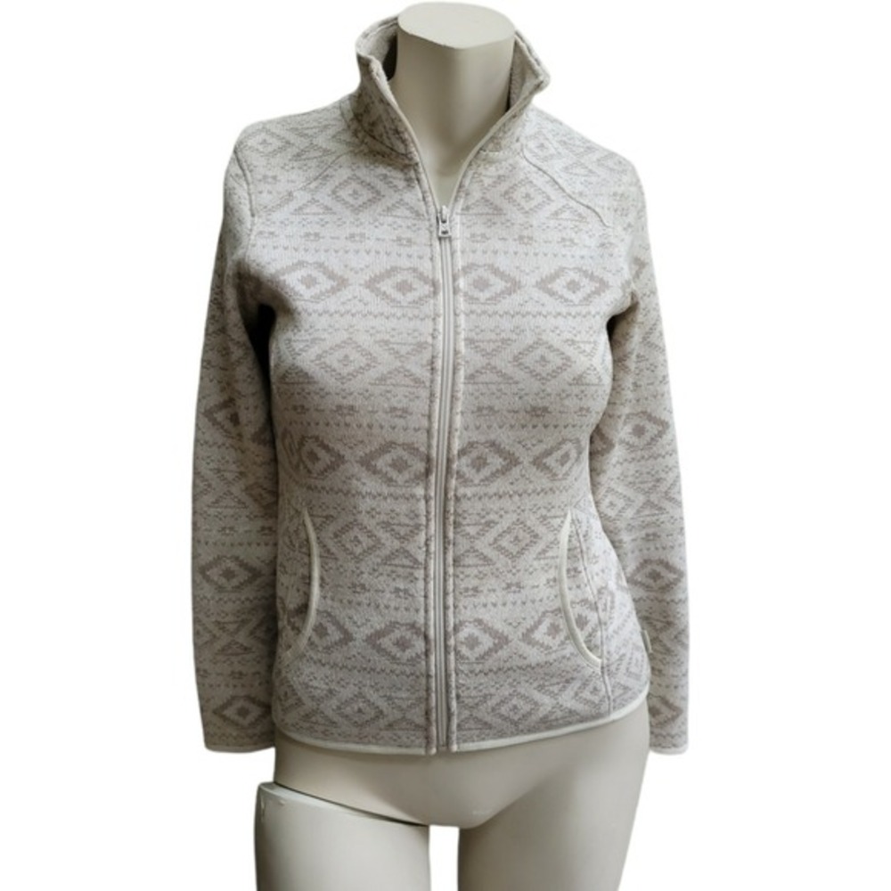 Eddie Bauer Womens XS Coat Jacket Aztec Fleece Native